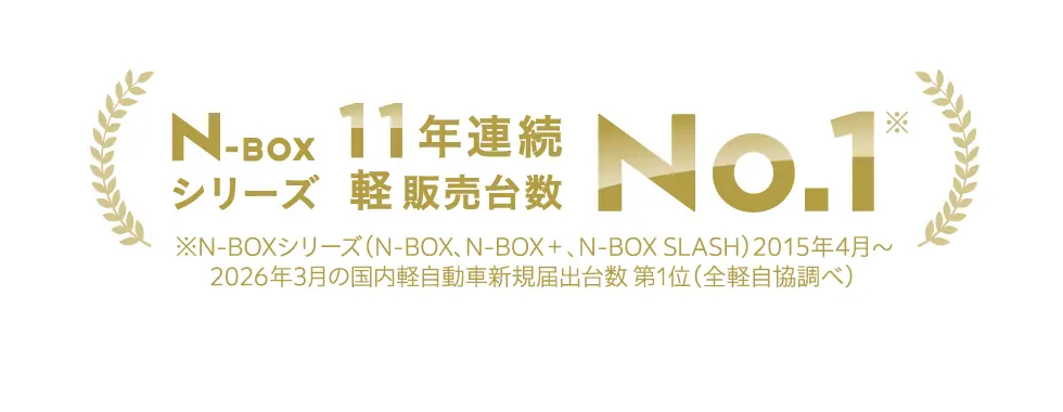 N-BOX�V���[�Y 10�N�A���y�̔��䐔No.1