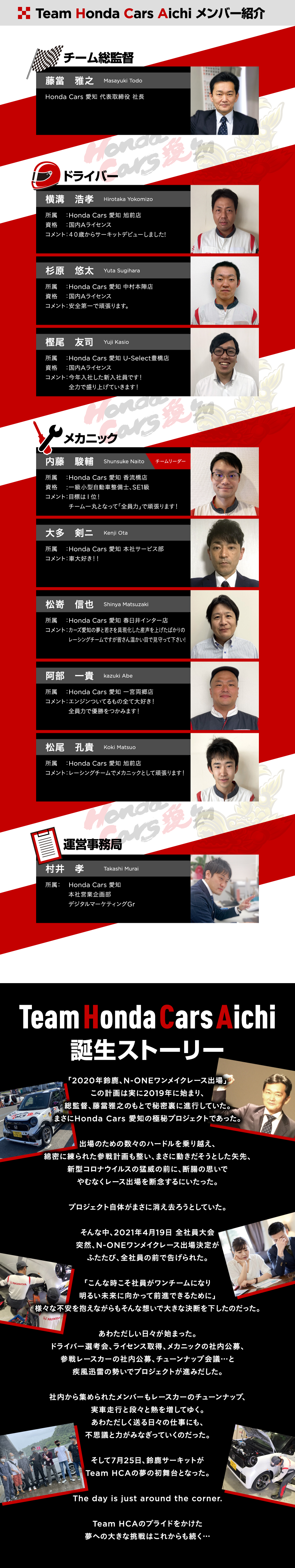 Team Honda Cars Aichi Q탌|[g