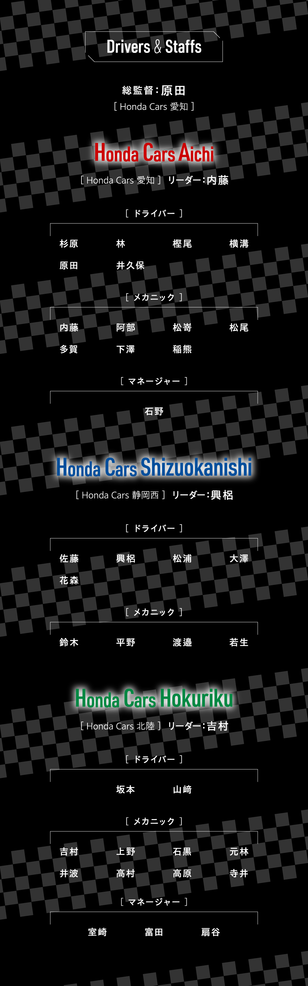 Drivers  Staff