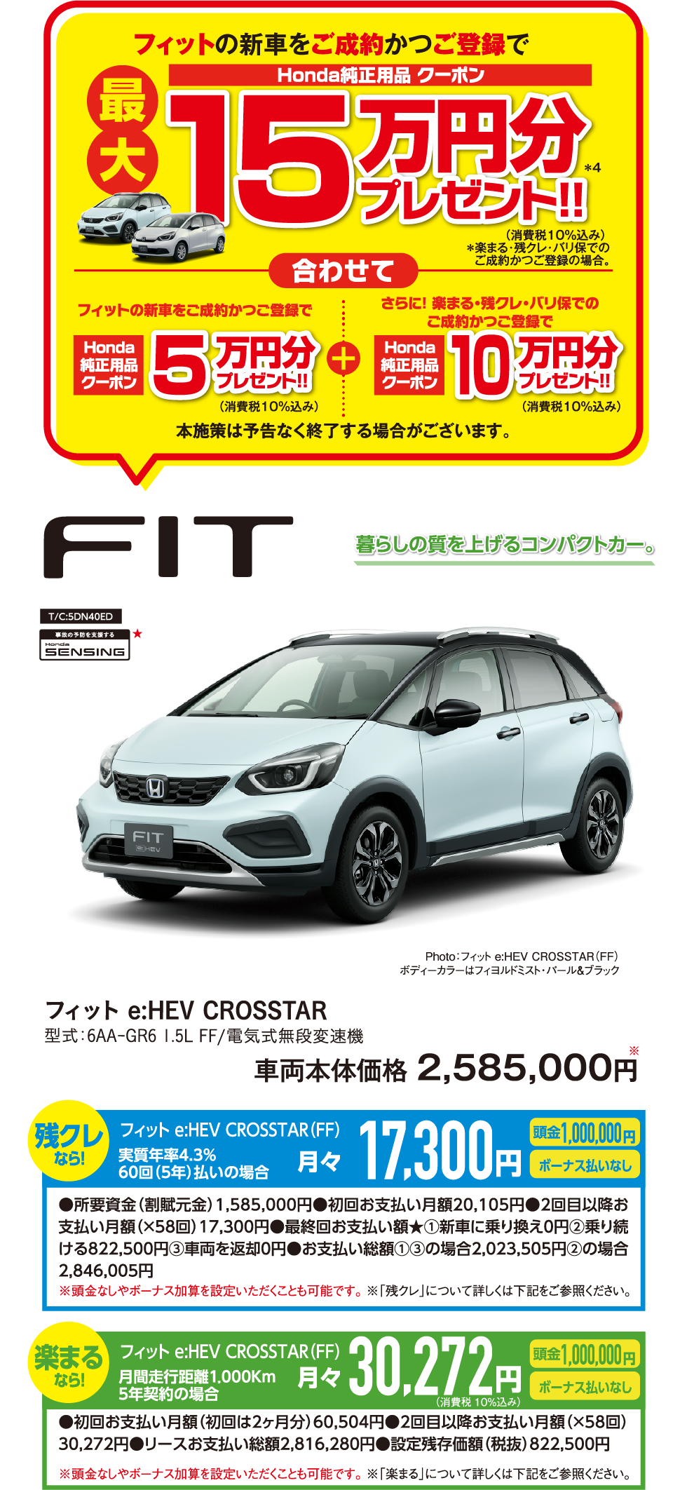 tBbg e:HEV CROSSTAR