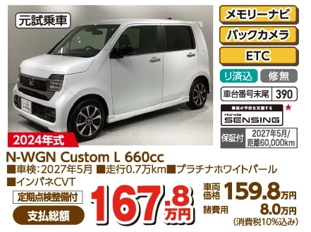 N-WGN Custom L 660cc